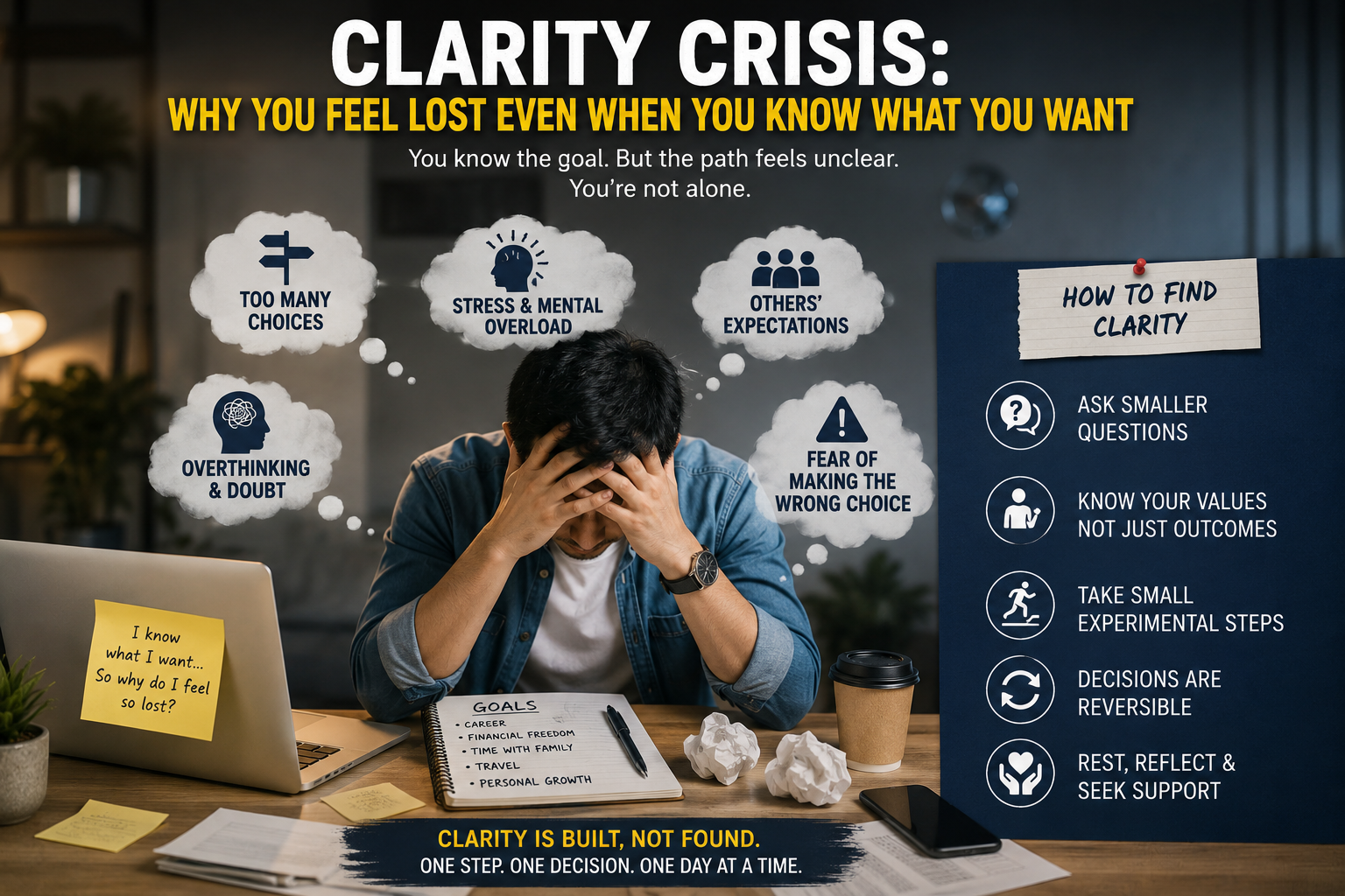 Clarity Crisis: Why You Feel Lost Even When You Know What You Want